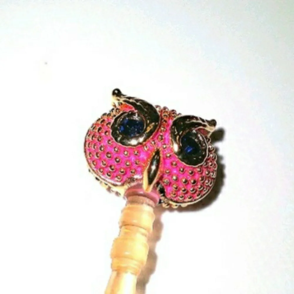 Owl Cell phone dust plug
